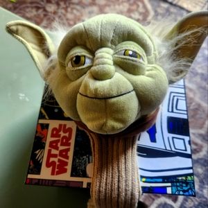 Rare Yoda golf club cover with original carton.